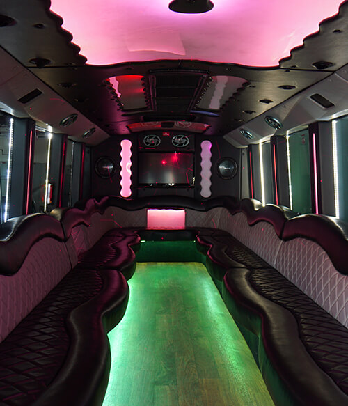 Luxury party bus rentals